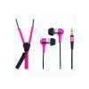 Ακουστικά LOGILINK HS0022 Earphone Zipper 3,5mm pink Logilink HS0022